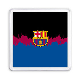 Магнит 55*55 с принтом FC Barcelona 2018 Paints в городе Новоалтайск, Пластик | Размер: 65*65 мм; Размер печати: 55*55 мм | fc | manchester united | манчестер юнайтед | спорт | спортивные | фк | футбол