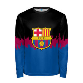 Мужской лонгслив 3D с принтом FC Barcelona 2018 Paints в городе Новоалтайск, 100% полиэстер | длинные рукава, круглый вырез горловины, полуприлегающий силуэт | fc | manchester united | манчестер юнайтед | спорт | спортивные | фк | футбол