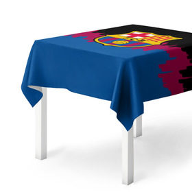 Скатерть 3D с принтом FC Barcelona 2018 Paints в городе Новоалтайск, 100% полиэстер (ткань не мнется и не растягивается) | Размер: 150*150 см | fc | manchester united | манчестер юнайтед | спорт | спортивные | фк | футбол