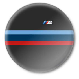 Значок с принтом BMW 2018 M Sport в городе Новоалтайск,  металл | круглая форма, металлическая застежка в виде булавки | bmw | автомобиль | автомобильные | бмв | машины