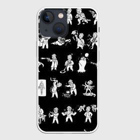 Чехол для iPhone 13 mini с принтом Фоллаут : Перки в городе Новоалтайск,  |  | fallout | игра | перки | пип бой | рпг | фаллаут | ядерная война