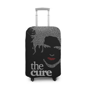 Чехол для чемодана 3D с принтом The Cure в городе Новоалтайск, 86% полиэфир, 14% спандекс | двустороннее нанесение принта, прорези для ручек и колес | robert smith | rock band | the cure | uk | британия | роберт смит | рок группа