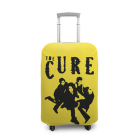 Чехол для чемодана 3D с принтом The Cure в городе Новоалтайск, 86% полиэфир, 14% спандекс | двустороннее нанесение принта, прорези для ручек и колес | robert smith | rock band | the cure | uk | британия | роберт смит | рок группа