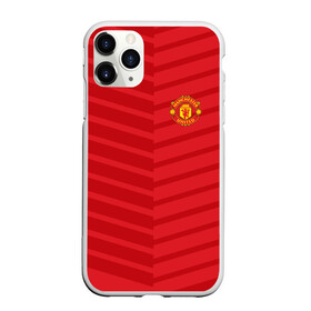 Чехол для iPhone 11 Pro Max матовый с принтом Manchester United 2018 Reverse в городе Новоалтайск, Силикон |  | Тематика изображения на принте: emirates | fc | manchester united | геометрия | манчестер юнайтед | спорт | футбол | футбольный клуб | эмблема