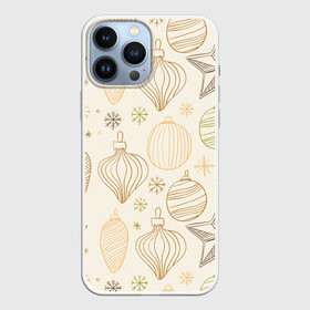 Чехол для iPhone 13 Pro Max с принтом Ёлка в гости зовет в городе Новоалтайск,  |  | ёлочные шары | ёлочный шар | игрушки | новый год снег | снежинки