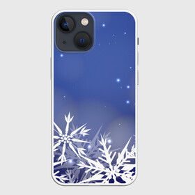 Чехол для iPhone 13 mini с принтом Зима в городе Новоалтайск,  |  | елка | новый год | снег | снежинки