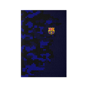 Обложка для паспорта матовая кожа с принтом FC Barca 2018 Military Sport в городе Новоалтайск, натуральная матовая кожа | размер 19,3 х 13,7 см; прозрачные пластиковые крепления | Тематика изображения на принте: fc | fc barcelona | fcb |   | барселона | спорт | спортивные | фк | футбол
