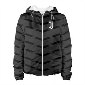 Женская куртка 3D с принтом Juventus 2018 Gery Sport в городе Новоалтайск, ткань верха — 100% полиэстер, подклад — флис | прямой крой, подол и капюшон оформлены резинкой с фиксаторами, два кармана без застежек по бокам, один большой потайной карман на груди. Карман на груди застегивается на липучку | cr7 | fc juventus | football | juve | juventus | ronaldo | sport | роналдо | спорт | футбол | ювентус