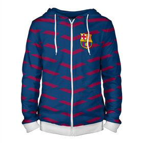 Мужская толстовка 3D на молнии с принтом FC Barca 2018 Creative uniform в городе Новоалтайск, 100% полиэстер | длина до линии бедра, манжеты и пояс оформлены мягкой тканевой резинкой, двухслойный капюшон со шнурком для регулировки, спереди молния, по бокам два кармана | barcelona | fc | барселона | спорт | спортивные | фк | футбол