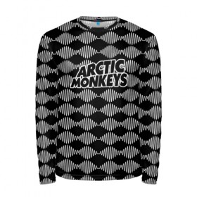 Мужской лонгслив 3D с принтом Arctic Monkeys в городе Новоалтайск, 100% полиэстер | длинные рукава, круглый вырез горловины, полуприлегающий силуэт | 