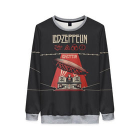 Женский свитшот 3D с принтом Led Zeppelin в городе Новоалтайск, 100% полиэстер с мягким внутренним слоем | круглый вырез горловины, мягкая резинка на манжетах и поясе, свободная посадка по фигуре | led | led zeppelin | блюз | группа | джимми пейдж | джон генри бонэм | джон пол джонс | лед зепелен | лед зеппелин | метал | роберт плант | рок | тяжелый | фолк | хард | хардрок | хеви | хевиметал