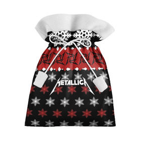 Подарочный 3D мешок с принтом Metallica в городе Новоалтайск, 100% полиэстер | Размер: 29*39 см | Тематика изображения на принте: metallica | джеймс хэтфилд | кирк хэмметт | ларс ульрих | метал | металика | металлика | новогодний | новый год | роберт трухильо | рождество | рок | снежинки | трэш | трэшметал | хард | хардрок | хеви