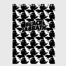 Скетчбук с принтом Black Sabbath в городе Новоалтайск, 100% бумага
 | 48 листов, плотность листов — 100 г/м2, плотность картонной обложки — 250 г/м2. Листы скреплены сверху удобной пружинной спиралью | Тематика изображения на принте: black sabbath | ozzy osbourne |   рок | билл уорд | блэк | гизер батлер | метал | оззи | осборн | саббат | тони айомми