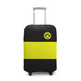 Чехол для чемодана 3D с принтом Borussia 2018 Black and Yellow в городе Новоалтайск, 86% полиэфир, 14% спандекс | двустороннее нанесение принта, прорези для ручек и колес | боруссия | дортмунд