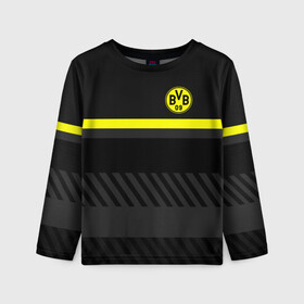 Детский лонгслив 3D с принтом BORUSSIA | БОРУССИЯ в городе Новоалтайск, 100% полиэстер | длинные рукава, круглый вырез горловины, полуприлегающий силуэт
 | боруссия | дортмунд