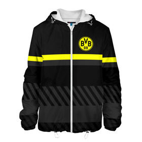 Мужская куртка 3D с принтом FC Borussia 2018 Original #3 в городе Новоалтайск, ткань верха — 100% полиэстер, подклад — флис | прямой крой, подол и капюшон оформлены резинкой с фиксаторами, два кармана без застежек по бокам, один большой потайной карман на груди. Карман на груди застегивается на липучку | Тематика изображения на принте: боруссия | дортмунд