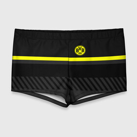 Мужские купальные плавки 3D с принтом BORUSSIA | БОРУССИЯ в городе Новоалтайск, Полиэстер 85%, Спандекс 15% |  | боруссия | дортмунд