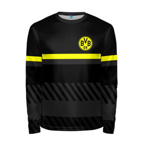 Мужской лонгслив 3D с принтом FC Borussia 2018 Original #3 в городе Новоалтайск, 100% полиэстер | длинные рукава, круглый вырез горловины, полуприлегающий силуэт | боруссия | дортмунд