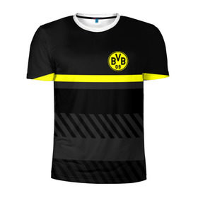 Мужская футболка 3D спортивная с принтом FC Borussia 2018 Original #3 в городе Новоалтайск, 100% полиэстер с улучшенными характеристиками | приталенный силуэт, круглая горловина, широкие плечи, сужается к линии бедра | боруссия | дортмунд