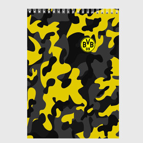 Скетчбук с принтом Borussia 2018 Military Sport в городе Новоалтайск, 100% бумага
 | 48 листов, плотность листов — 100 г/м2, плотность картонной обложки — 250 г/м2. Листы скреплены сверху удобной пружинной спиралью | боруссия | дортмунд