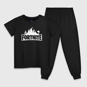 Детская пижама хлопок с принтом Fortnite в городе Новоалтайск, 100% хлопок |  брюки и футболка прямого кроя, без карманов, на брюках мягкая резинка на поясе и по низу штанин
 | epic games | fort | fortnite battle | fortnite battle royale | fortnite royale | survival | королевский битва