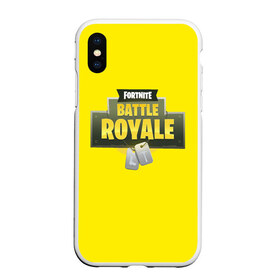 Чехол для iPhone XS Max матовый с принтом Battle Royale в городе Новоалтайск, Силикон | Область печати: задняя сторона чехла, без боковых панелей | epic games | fort | fortnite battle | fortnite battle royale | fortnite royale | survival | королевский битва