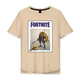 Мужская футболка хлопок Oversize с принтом Fortnite IV в городе Новоалтайск, 100% хлопок | свободный крой, круглый ворот, “спинка” длиннее передней части | epic games | fort | fortnite battle | fortnite battle royale | fortnite royale | survival | королевский битва