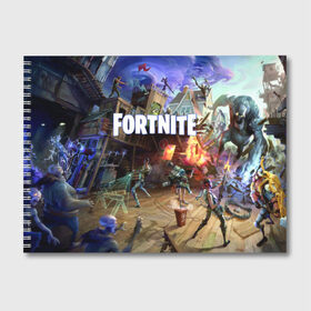 Альбом для рисования с принтом Fortnite massacre в городе Новоалтайск, 100% бумага
 | матовая бумага, плотность 200 мг. | epic games | fort | fortnite battle | fortnite battle royale | fortnite royale | survival | королевский битва