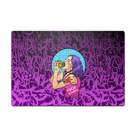 Пазл магнитный 126 элементов с принтом Бургер в городе Новоалтайск, полимерный материал с магнитным слоем | 126 деталей, размер изделия —  180*270 мм | face