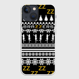 Чехол для iPhone 13 mini с принтом BRAZZERS НОВОГОДНИЙ | БРАЗЗЕРС в городе Новоалтайск,  |  | brand | brazzers | fake taxi | faketaxi | hub | mode | new year | playboy | бразерс | бренд | мода | новогодний | новогодний brazzers | новогодний браззерс | новый год | фейк такси
