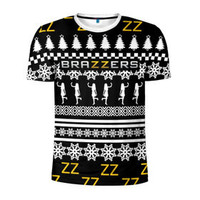 Мужская футболка 3D спортивная с принтом Brazzers Новогодний в городе Новоалтайск, 100% полиэстер с улучшенными характеристиками | приталенный силуэт, круглая горловина, широкие плечи, сужается к линии бедра | brand | brazzers | fake taxi | faketaxi | hub | mode | new year | playboy | бразерс | бренд | мода | новогодний | новогодний brazzers | новогодний браззерс | новый год | фейк такси