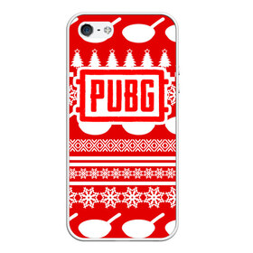 Чехол для iPhone 5/5S матовый с принтом PUBG Новогодняя защита в городе Новоалтайск, Силикон | Область печати: задняя сторона чехла, без боковых панелей | playerunknowns battlegrounds | pubg | боевик | военные | война | игры | известные | новогодние | новый год | оружие | сковорода | сковородка | шутеры