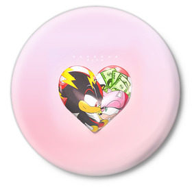 Значок с принтом Face Revenge в городе Новоалтайск,  металл | круглая форма, металлическая застежка в виде булавки | Тематика изображения на принте: face