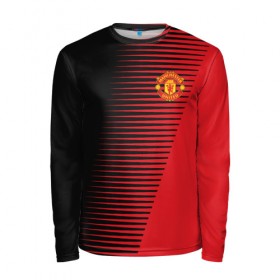Мужской лонгслив 3D с принтом F.C.M.U 2018 Creative Uniform в городе Новоалтайск, 100% полиэстер | длинные рукава, круглый вырез горловины, полуприлегающий силуэт | fc | manchester united | манчестер юнайтед | спорт | спортивные | фк | футбол | футбольный клуб