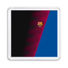 Магнит 55*55 с принтом FC Barca 2018 Creative uniform в городе Новоалтайск, Пластик | Размер: 65*65 мм; Размер печати: 55*55 мм | Тематика изображения на принте: fc | fc barcelona | fcb | барселона | спорт | спортивные | фк | футбол | футбольный клуб