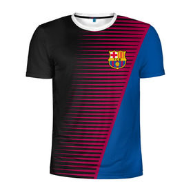 Мужская футболка 3D спортивная с принтом FC Barca 2018 Creative uniform в городе Новоалтайск, 100% полиэстер с улучшенными характеристиками | приталенный силуэт, круглая горловина, широкие плечи, сужается к линии бедра | fc | fc barcelona | fcb | барселона | спорт | спортивные | фк | футбол | футбольный клуб