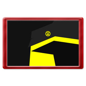 Магнит 45*70 с принтом Borussia 2018 Geometry Sport в городе Новоалтайск, Пластик | Размер: 78*52 мм; Размер печати: 70*45 | fc |  borussia dortmund | боруссия | спорт | спортивные | фк | футбол | футбольный клуб