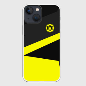 Чехол для iPhone 13 mini с принтом Borussia 2018 Geometry Sport в городе Новоалтайск,  |  | fc |  borussia dortmund | боруссия | спорт | спортивные | фк | футбол | футбольный клуб