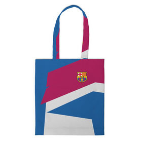 Сумка 3D повседневная с принтом FC Barca 2018 Geometry Sport в городе Новоалтайск, 100% полиэстер | Плотность: 200 г/м2; Размер: 34×35 см; Высота лямок: 30 см | fc | fc barcelona | fcb | барселона | спорт | спортивные | фк | футбол | футбольный клуб