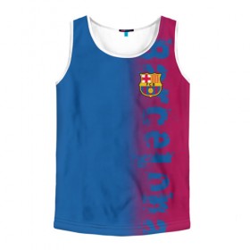 Мужская майка 3D с принтом FC Barca 2018 Original в городе Новоалтайск, 100% полиэстер | круглая горловина, приталенный силуэт, длина до линии бедра. Пройма и горловина окантованы тонкой бейкой | fc | fc barcelona | fcb | барселона | спорт | спортивные | фк | футбол | футбольный клуб