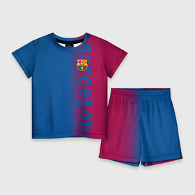 Детский костюм с шортами 3D с принтом FC Barca 2018 Original в городе Новоалтайск,  |  | Тематика изображения на принте: fc | fc barcelona | fcb | барселона | спорт | спортивные | фк | футбол | футбольный клуб
