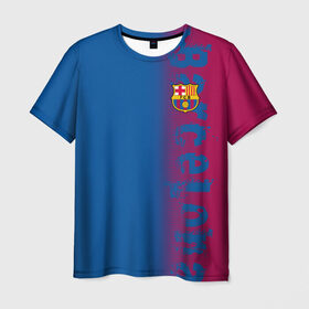 Мужская футболка 3D с принтом FC Barca 2018 Original в городе Новоалтайск, 100% полиэфир | прямой крой, круглый вырез горловины, длина до линии бедер | Тематика изображения на принте: fc | fc barcelona | fcb | барселона | спорт | спортивные | фк | футбол | футбольный клуб