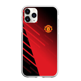 Чехол для iPhone 11 Pro матовый с принтом F C M U 2018 Geometry Sport в городе Новоалтайск, Силикон |  | fc | manchester united | манчестер юнайтед | спорт | спортивные | фк | футбол | футбольный клуб