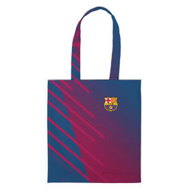 Сумка 3D повседневная с принтом FC Barca 2018 Creative uniform в городе Новоалтайск, 100% полиэстер | Плотность: 200 г/м2; Размер: 34×35 см; Высота лямок: 30 см | 