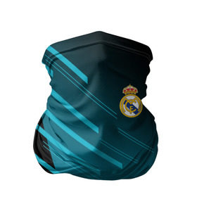 Бандана-труба 3D с принтом Real Madrid Creative uniform в городе Новоалтайск, 100% полиэстер, ткань с особыми свойствами — Activecool | плотность 150‒180 г/м2; хорошо тянется, но сохраняет форму | fc | real madrid | реал мадрид | спорт | спортивные | фк | футбол | футбольный клуб