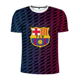 Мужская футболка 3D спортивная с принтом FC Barca 2018 Creative uniform в городе Новоалтайск, 100% полиэстер с улучшенными характеристиками | приталенный силуэт, круглая горловина, широкие плечи, сужается к линии бедра | fc | fc barcelona | fcb | барселона | спорт | спортивные | фк | футбол | футбольный клуб