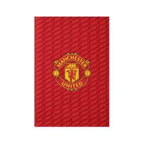 Обложка для паспорта матовая кожа с принтом F.C.M.U 2018 Creative Uniform в городе Новоалтайск, натуральная матовая кожа | размер 19,3 х 13,7 см; прозрачные пластиковые крепления | fc | manchester united | манчестер юнайтед | спорт | спортивные | фк | футбол | футбольный клуб