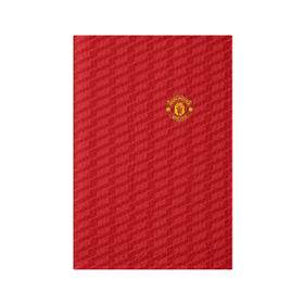 Обложка для паспорта матовая кожа с принтом F.C.M.U 2018 Creative Uniform в городе Новоалтайск, натуральная матовая кожа | размер 19,3 х 13,7 см; прозрачные пластиковые крепления | fc | manchester united | манчестер юнайтед | спорт | спортивные | фк | футбол | футбольный клуб