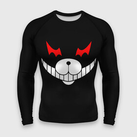 Мужской рашгард 3D с принтом Monokuma Black в городе Новоалтайск,  |  | Тематика изображения на принте: danganronpa | monokuma | данганронпа | монокума