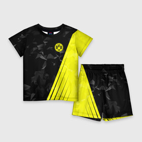 Детский костюм с шортами 3D с принтом FC Borussia 2018 Abstract в городе Новоалтайск,  |  | borussia | fc | football | football club | sport | боруссия | спорт | спортивные | униформа | фк | футбол | футбольный клуб